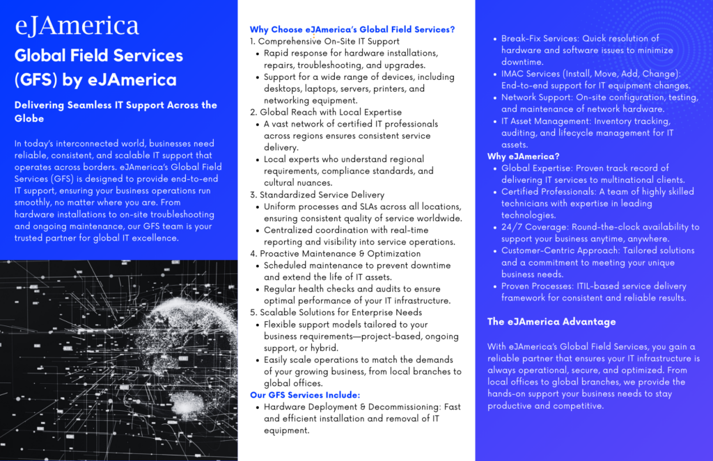Global Workplace & Field Services – eJAmerica